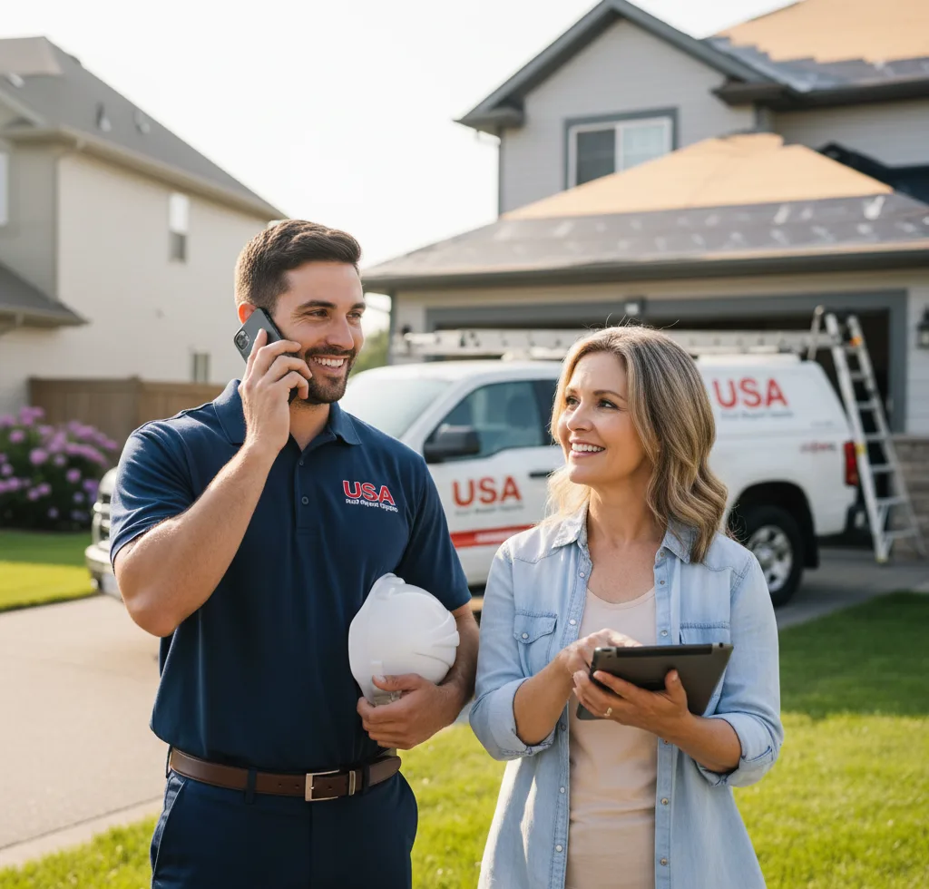 USA Roof Repair Experts customer support in Merced